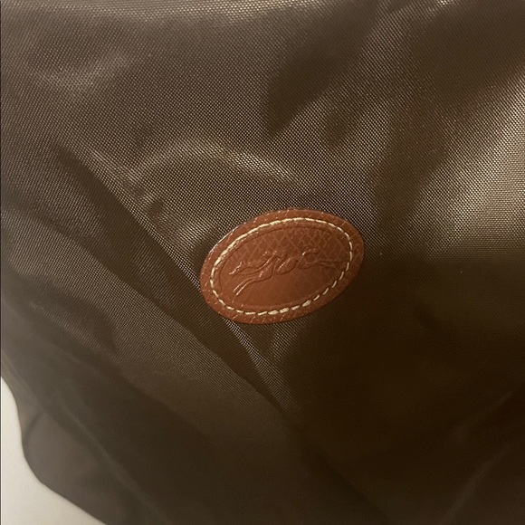 Brown & Army Green Nylon LONGCHAMP Shoulder Bag - Picture 4 of 12